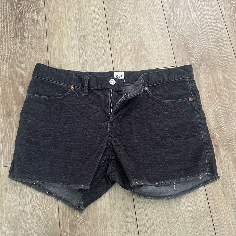 GAP Women's Dark Gray Jean Shorts